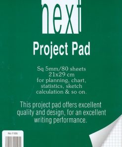 Next μπλοκ καρέ 21x29εκ. 80φυλ.