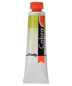 Talens Cobra Study water mixable oil 617 ylwish green 40ml.