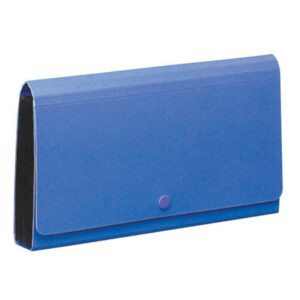 Comix αρχειοθήκη επιταγών PP μπλε Υ26.2x14.5x3εκ.