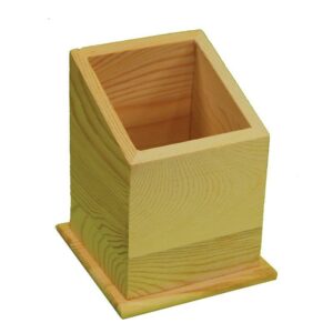 Μολυβοθήκη ξύλινη 9.5x9.5x12εκ.