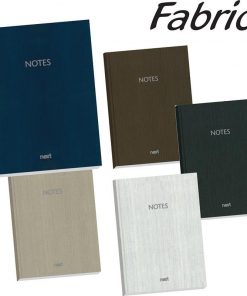 Next fabric τετράδιο δετό ριγέ 14x21εκ. 4θεμ. 256σελ.