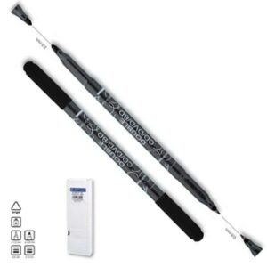 Centropen διπλός μαρκαδόρος ανεξίτηλος cd μαύρο 0,6 - 2,5mm