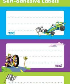 Next 30 ετικέτες τετραδίων "Rally" 8,5x4εκ., αυτοκόλλητες