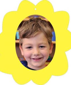 Next σχολικό ενθύμιο με κοπτικό "Λουλούδι" κίτρινο 23x25εκ.