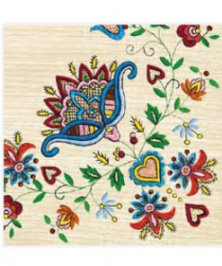 Χαρτοπετσέτες 20τεμ. "μοτίβο με λουλούδια" 33x33εκ. (SLOG 016901)