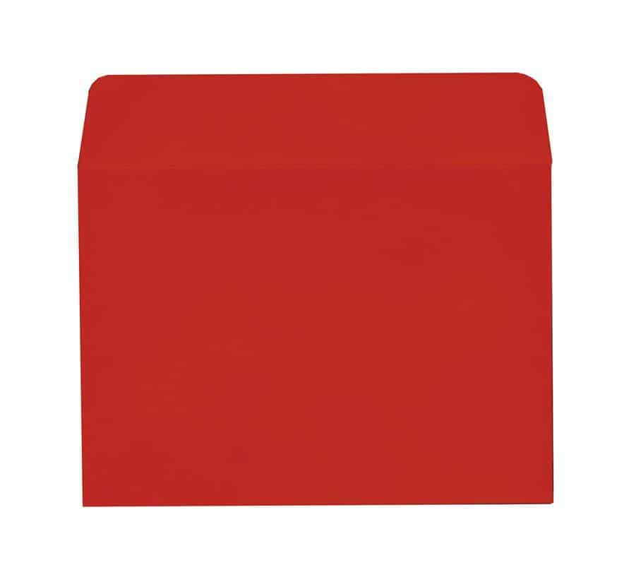 Φάκελος πολυτελείας κόκκινο 200γρ. 13x18εκ.