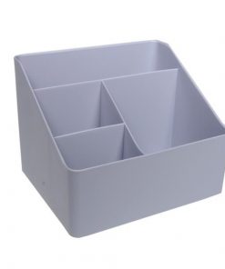 Organizer για καλλυντικά ή μολυβοθήκη, γκρι, 18x13,5x15 εκ.