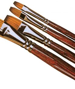 Πινέλο πλακέ συνθετική τρίχα Νο12