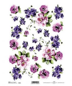 Ριζόχαρτο "forget me not" 21x29εκ.   (ITD-R093)