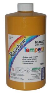 Rainbow τέμπερα ώχρα 1000ml