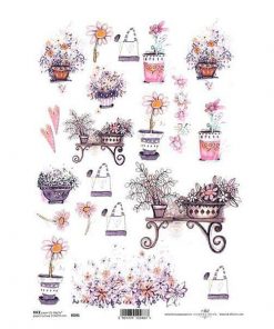 Ριζόχαρτο "pottery" 21x29εκ.   (ITD-R091)