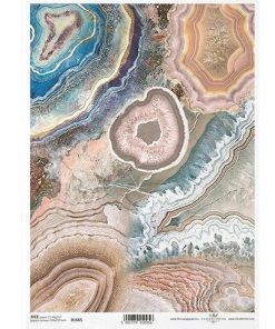 Ριζόχαρτο "precious stones" 21x29.7εκ.   (ITD-R1665)