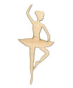 Μπαλαρίνα σιλουέτα σημύδα 100x45x4χιλ.