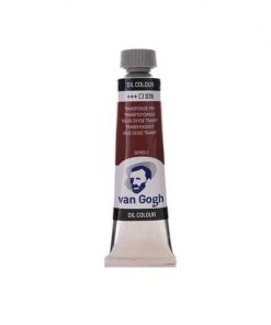 Talens van gogh χρώμα λαδιού 378 transparent oxide red 20ml