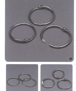 Μεταλλικοί κρίκοι 3,8εκ. (100τεμ)