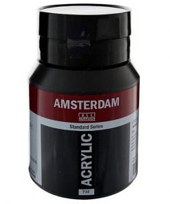 Talens amsterdam ακρυλικό χρώμα 735 oxide black 500ml