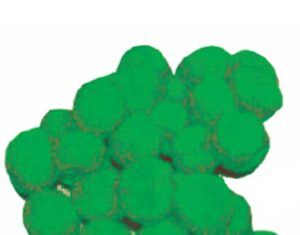 Πομ πομ 2εκ. πράσινο 100 τεμάχια