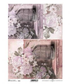 Ριζόχαρτο "cages" 21x29εκ.   (ITD-R764)