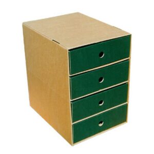 Next συρταριέρα classic πράσινη Α4 Y36x33x24εκ.