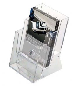 Σταντ ακρυλικό για έντυπα 3x Α5 161x163x220χιλ.