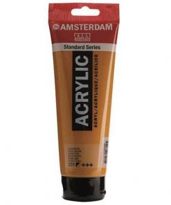 Talens amsterdam ακρυλικό χρώμα 231 gold ochre 120ml
