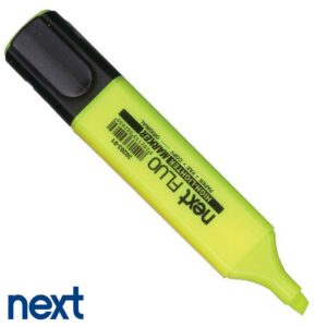 Νext φωσφορούχος μαρκαδόρος fluo κίτρινος