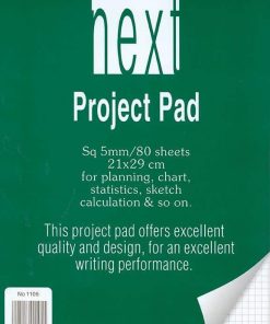 Next μπλοκ καρέ 14x21εκ. 80φυλ.