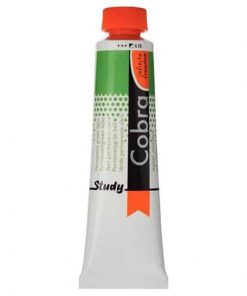 Talens Cobra Study water mixable oil 618 permanent green light  40ml.