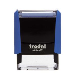Trodat printy σφραγίδα μπλε 4911 με μαύρο μελάνι