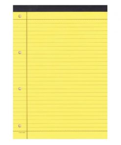 Next μπλοκ yellow-δικηγορικό ριγέ 21x29εκ. 40φυλ.