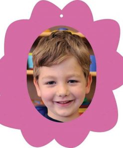 Next σχολικό ενθύμιο με κοπτικό "Λουλούδι" φουξ 23x25εκ.