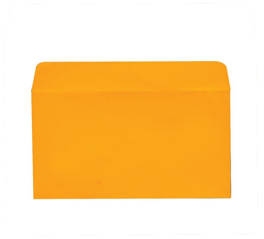 Φάκελος πολυτελείας πορτοκαλί 200γρ. 11x22εκ.