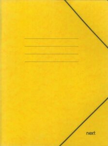 Next φάκελος με λάστιχο πρεσπάν κίτρινος Υ35x25x0εκ. Δυνατότητα εκτύπωσης