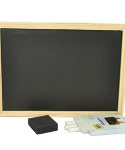 Μαυροπίνακας μονής όψης με κορνίζα 25x18εκ.