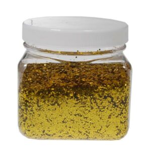 Χρυσόσκονη σε νιφάδες 1χιλ. χρυσή 200gr.