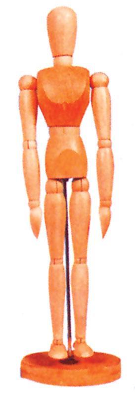 Μανεκέν ξύλινο 30εκ. ανδρικό