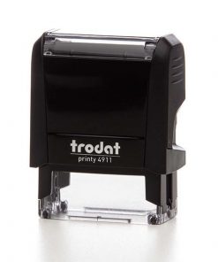 Trodat printy σφραγίδα μαύρη 4911 με μπλε μελάνι