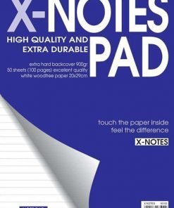 Next x-notes μπλοκ ριγέ 21x29εκ. 50φυλ.