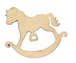 Αλογάκι κουνιστό σημύδα 5,2x4,5x0,3εκ.