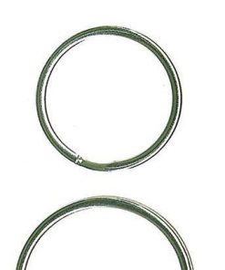 Μεταλλικοί κρίκοι 1,9εκ. (100τεμ)