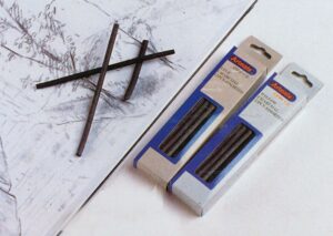 Artmate κάρβουνο ζωγραφικής επαγγελματικό σετ 12τεμ. διάφορα μεγέθη