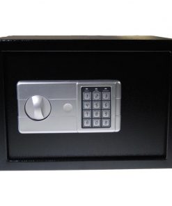 Χρηματοκιβώτιο με συνδυασμό - κλειδί  μαύρο Υ16,8x22,8x17εκ.
