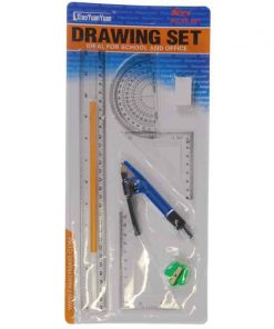 Σετ χάρακες με διαβήτη και μολύβι 8 τεμαχίων