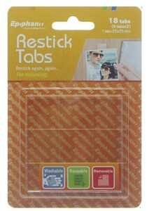 Restick tabs 2όψεων 25x25 χιλ.