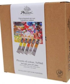Phoenix σετ χρωμάτων λαδιού "Sun light" 5 τεμάχια, 50ml/τεμ.