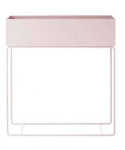 Κασπώ - ράφι με μεταλλική βάση ροζ Y60x60x25εκ.