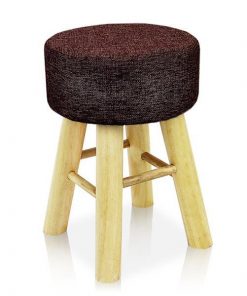 Σκαμπώ σκούρο καφέ Υ44 εκ. Ø30 εκ.