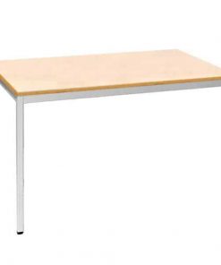 Τραπέζι γραφείο μεταλλικό Nextdeco καφέ Υ75x140x80εκ