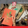 Talens μπλοκ mix θερμών χρωμάτων 50φυλ. Α4 180 γρ.