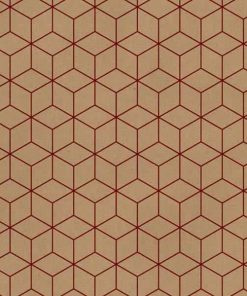 Next χαρτί περιτυλίγματος κραφτ "geometric" 16 φύλλα 70x100εκ. 70γρ.